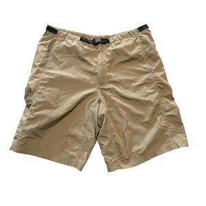 Patagonia Men's Gi 111 Tan Utility Shorts With Clip Belt Waist L